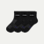 Men's Lightweight Athletic Quarter Sock 3-Pack - black mix L