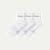 Women's Ruffle Athletic Quarter Sock 3-Pack - white moss L