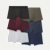 Men's Cotton Modal Blend Trunk 6-Pack - Birdseye Stripe Mix L