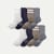  Grippers Half Calf Sock 8-Pack - Harbor Navy Mix