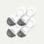 Men's Cushioned No Show Sock 4-Pack - white - 5
