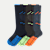 Sport Compression Sock 3-Pack (20-30mmHg) - midnight lime mix L [10584]