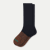 Marl Calf Socks - Navy Espresso L [9817]