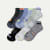 Men's Performance Compression Ankle Sock 6-Pack - sage stone mix L 