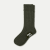 Merino Cashmere Blend Calf Socks - Dark Olive L [8155]