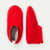 Youth Waffle Gripper Slipper - Red Sky L Front + Side [8283]