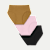 Women's Super Soft Brief 3-Pack - Pink Canteen Black Mix L