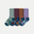 Youth Microstripe Gripper Calf Sock 4-Pack - pine-purple-mix - 1