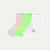 Women's RunPro Quarter Sock 3-Pack - lime sand mix L