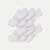 Women's Lightweight Athletic Ankle Sock 6-Pack - white L