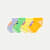 Toddler Lightweight Ankle Sock 4-Pack - Glow Pop Mix L [9264]