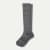 Marl Knee High Socks - Black / Dark Grey L [3933]