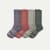 Women's Merino Wool Blend Calf Sock 4-Pack - lavender sage mix L [10288]