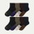 Men's Quarter Sock 8-Pack - Navy Espresso Mix L