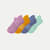 Youth Solids Ankle Socks - berry blue mix L [9875]