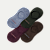 Cushioned No Show Sock 4-Pack - Black Plum Mix L [8660]