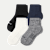 Modern Rib Quarter Sock 4-Pack - White Black Mix L