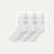 Womenâ€™s Pointelle Bow Half Calf Sock 3-Pack - White L