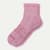 Women's Solids Quarter Socks - mauve L [3025]