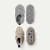 Toddler Gripper Slipper 2-Pack - Taupe x Grey L