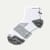Men's Running Quarter Sock - white-bee - 29