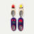 Women's Gripper Slipper 2-Pack - Cherry Tomato x Strawberry Lemonade L