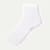 Lightweight Roll Top Quarter Socks - white L [10425]