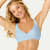 Women's No Show Plunge Bralette - Glacier Blue WO1 [8252]
