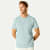 Pima Cotton Crew Neck T-Shirt - Misty Sky MO1 [8525]