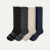 Women's Merino Wool Blend Knee High Sock 4-Pack - Dark Mix
