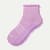Merino Wool Blend Roll Top Gripper House Socks - Lilac Blush L [7240]