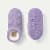 Youth Gripper Slipper Bootie - Sherpa-Lined - Soft Lavender L [9694]