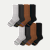 Men's Merino Blend Ultra-Stretch Calf Sock 8-Pack - Mixed