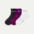 Women's Ruffle Athletic Quarter Sock 3-Pack - vivid magenta mix L [10316]
