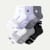 Women's Run Quarter Sock 6-Pack - Purple Gaze Mix L