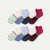 Youth Lightweight Ankle Sock 8-Pack - Sail Blue Mix L