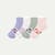 Women's Garden Party Quarter Sock 4-Pack - pink sage mix L [9865]