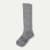 Marl Knee High Socks - Charcoal / White L [3933]