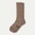 Merino Modern Rib Calf Socks - warm taupe L [10115]