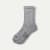 Modern Rib Half Calf Socks - charcoal L [10048]
