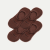 Men's Lightweight No Show Sock 4-Pack - brown - 4