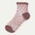 Women’s Sheer Polka Dot Quarter Socks - mineral purple L [10377]