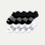 Men's Ankle Sock 8-Pack - black-white - 7