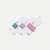 Women's Running Ankle Sock 3-Pack - cloud pink mix L [10182]