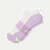 Running Ankle Socks - White / Pastel Lavender L [8819]