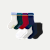 Junior Lightweight Calf Sock 8-Pack - Red Neutrals Mix L