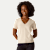 Pima Cotton V-Neck T-Shirt - Sandy Heather WO1 [8738]