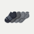 Youth Marl Ankle Sock 4-Pack - marls-mix - 11