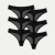 Womenâ€™s SoftMesh Thong 6-Pack - Black L