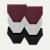 Women's Seamless High Rise Brief 6-Pack - Burgundy Grey Black Mix L